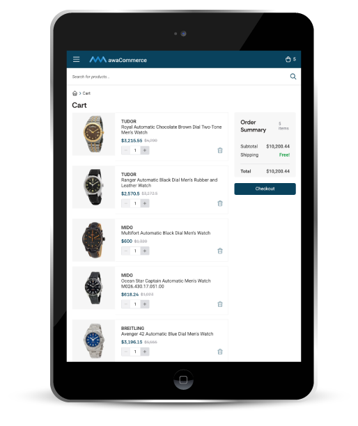 awacommerce screenshot