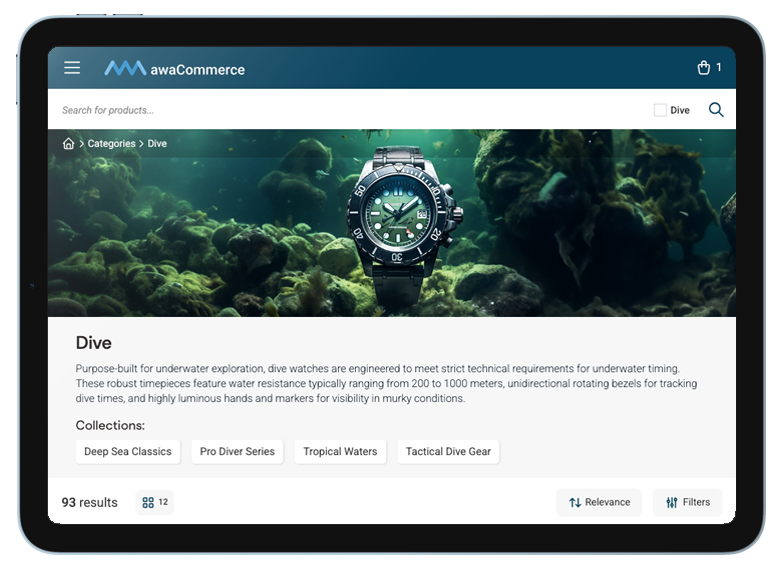 awacommerce screenshot
